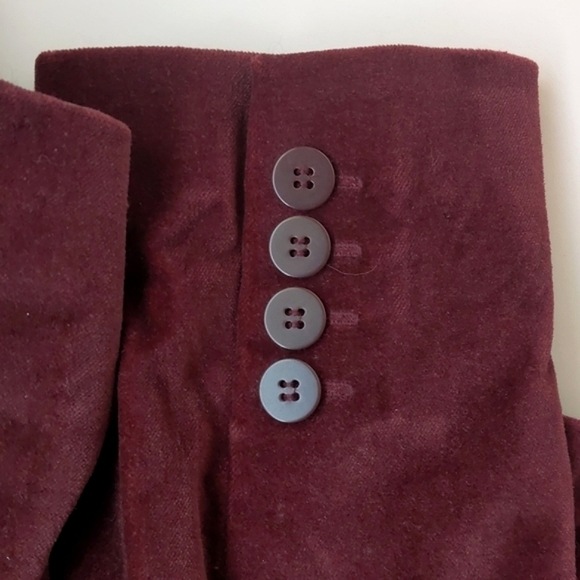 Wine burgundy blazer jacket 4 Small Port wine rich Small - Picture 15 of 17